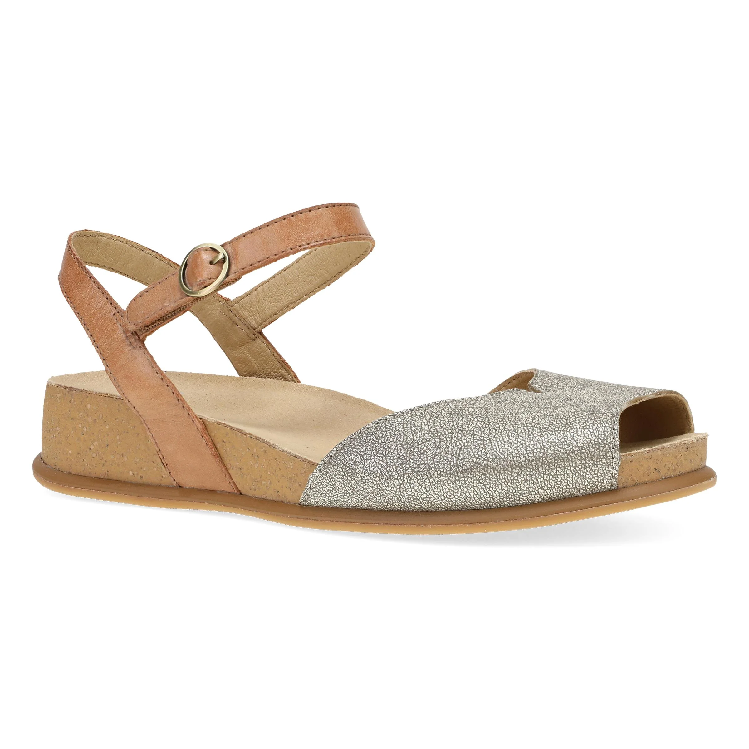 Cass Platino/Tan Leather