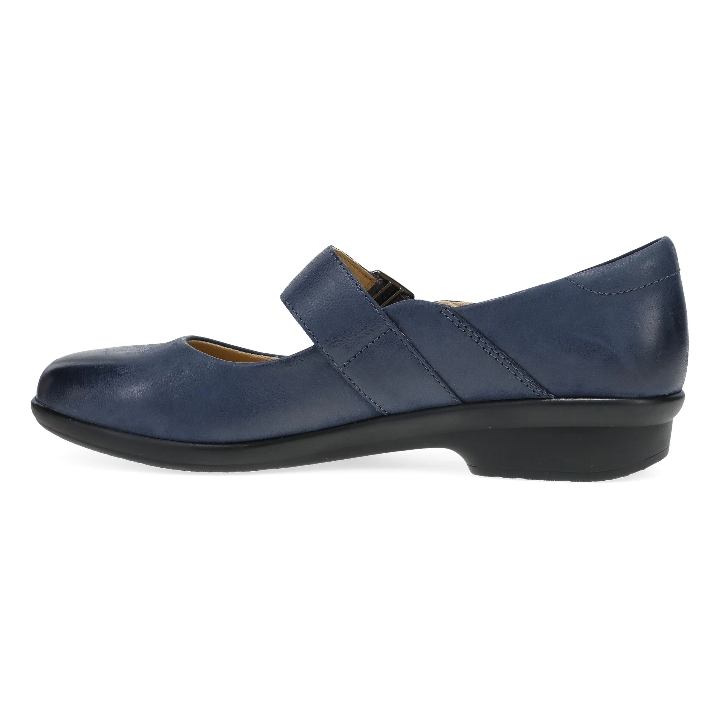 Collette Wide Navy Burnished Nubuck - Image 2