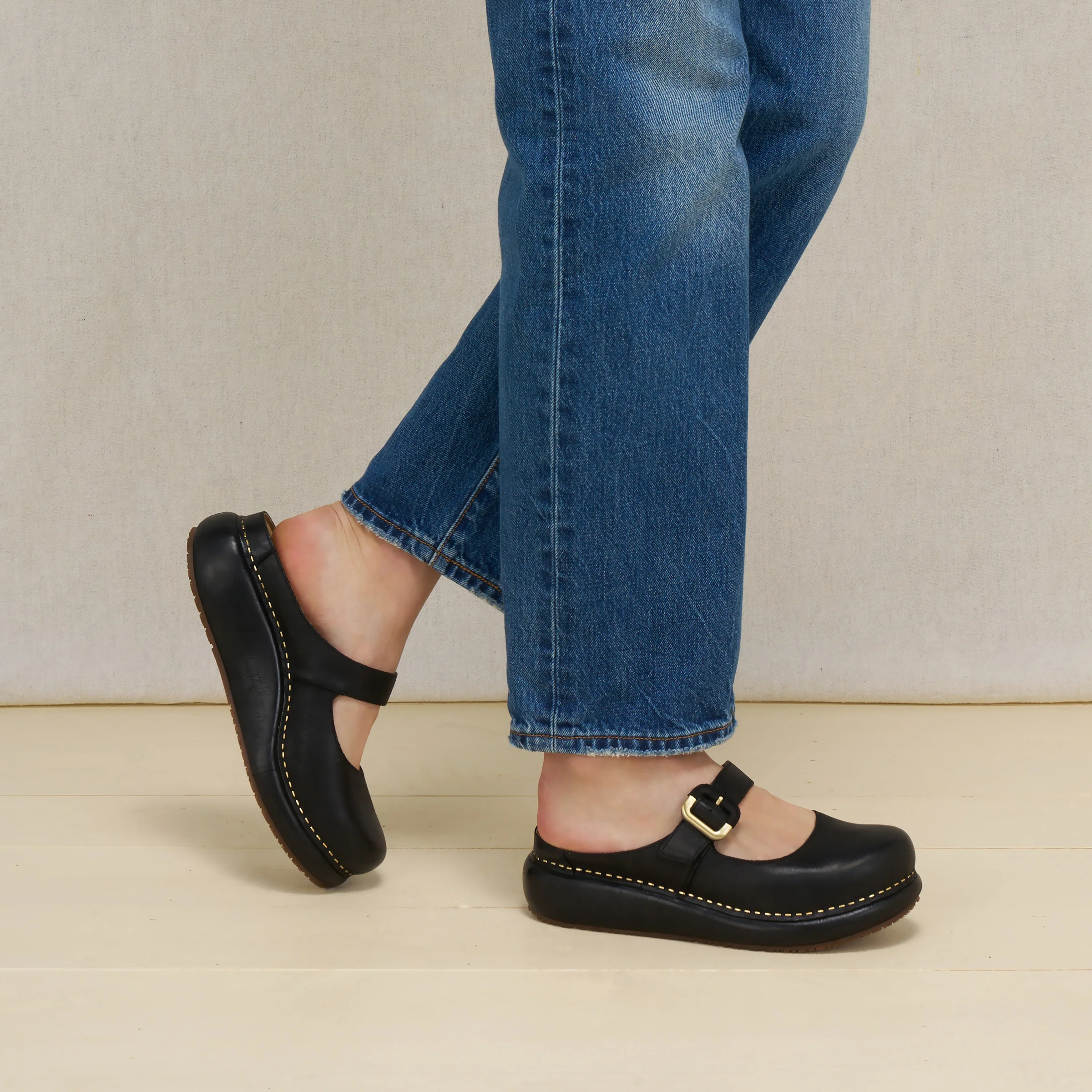Kimberly Black Leather - Image 2