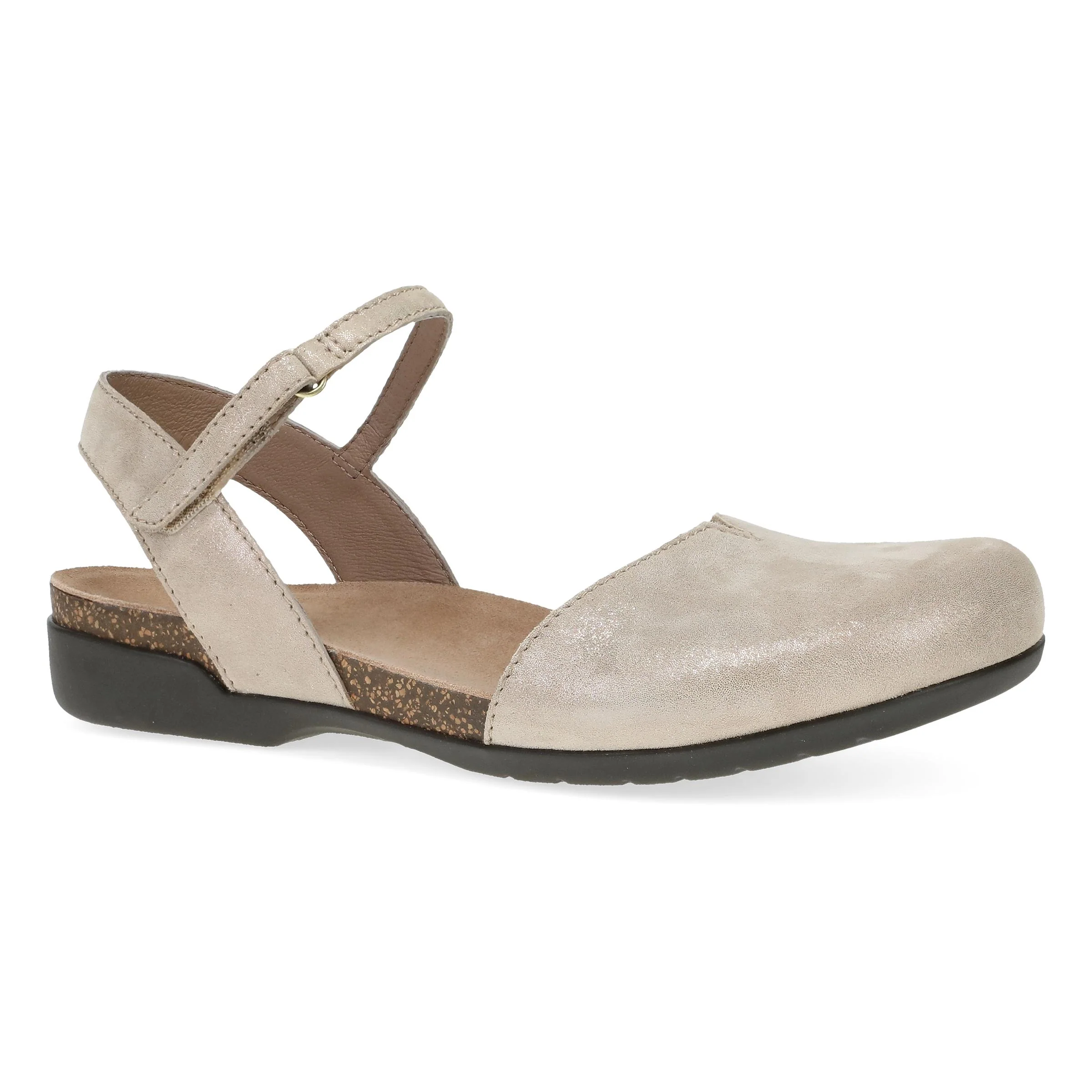 Rowan Beige Sparkle Suede